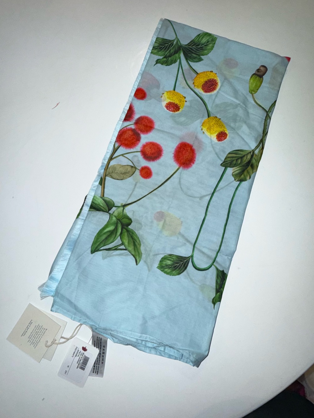 Agua by Agua Bendita Orquidea Frutal Blue Floral
Flower Pareo Sarong OS NWT - Picture 6 of 9